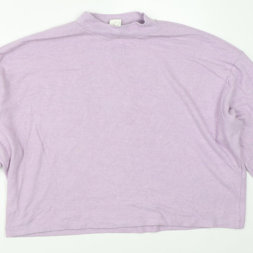 H&M Womens Purple   Pullover Jumper Size M