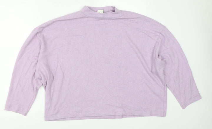 H&M Womens Purple   Pullover Jumper Size M