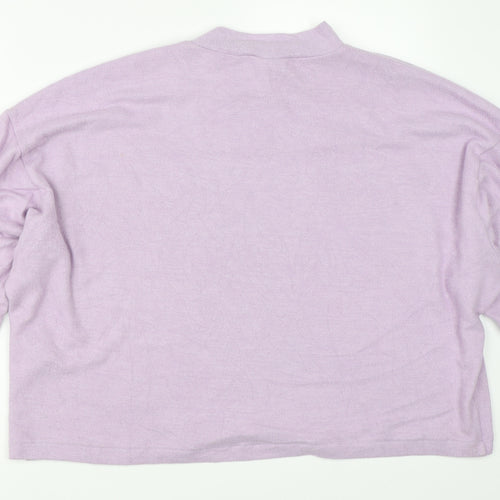 H&M Womens Purple   Pullover Jumper Size M