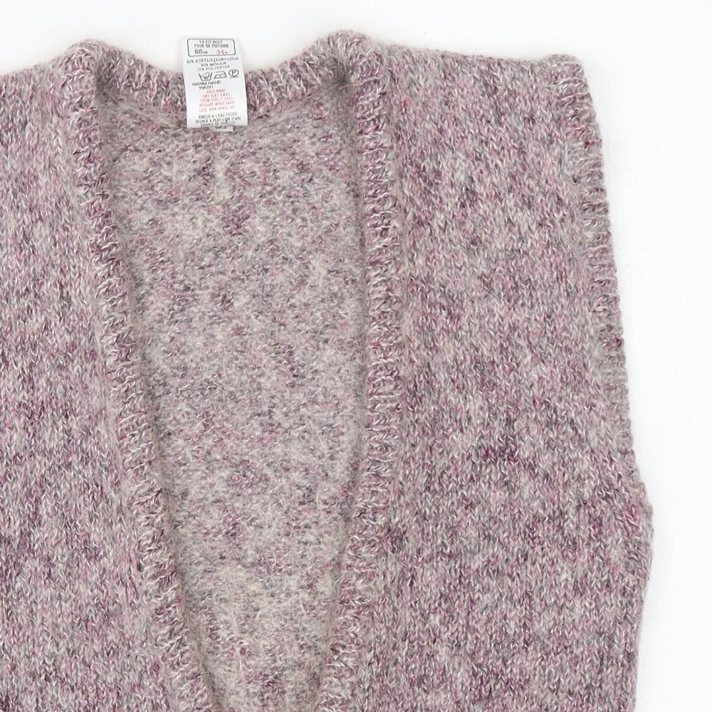 Marks and Spencer Womens Pink   Cardigan Jumper Size 12