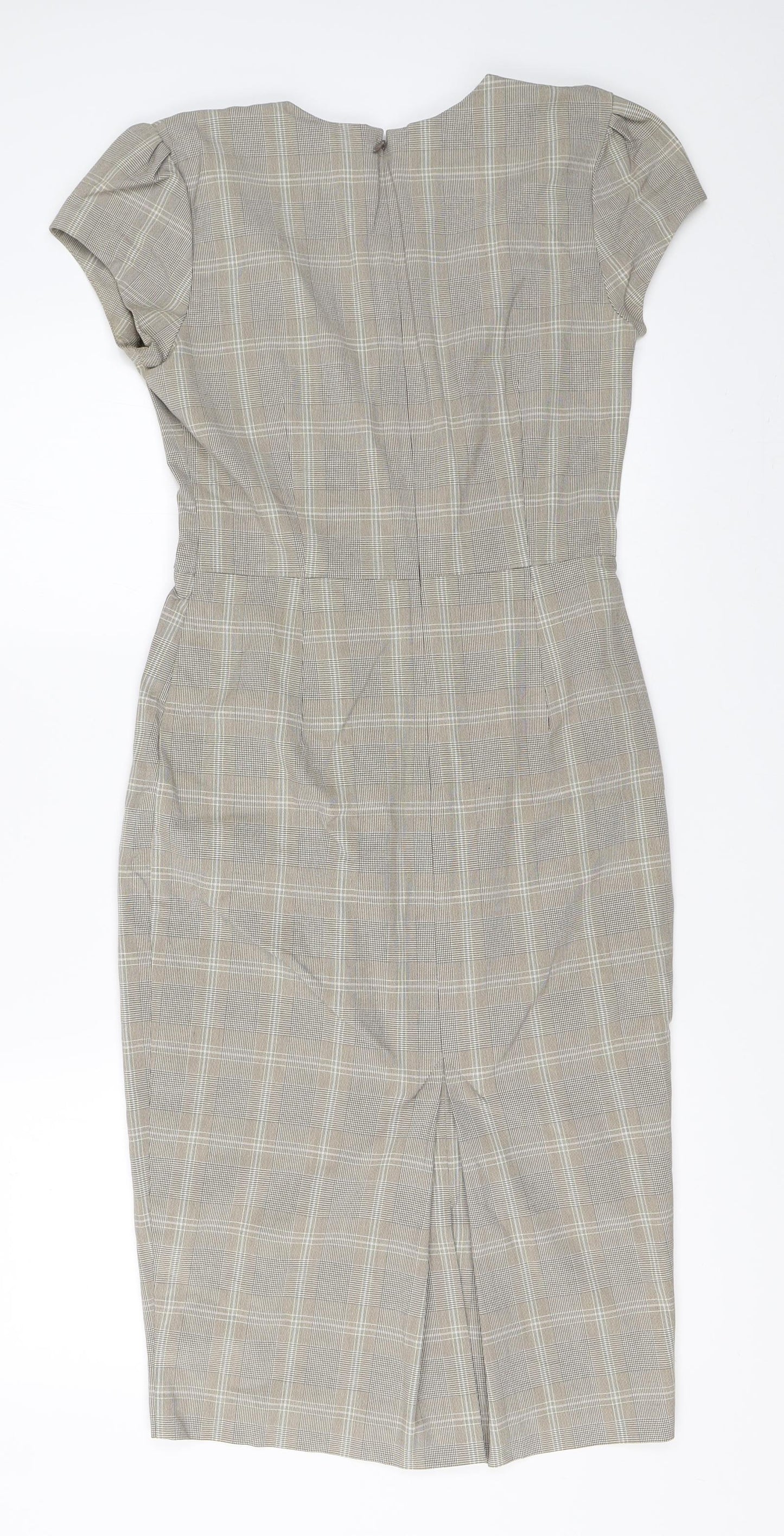 NEXT Womens Beige   Pencil Dress  Size 8