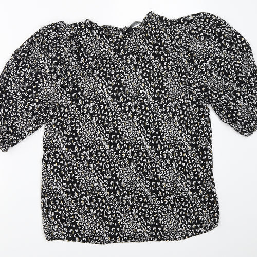 F&F Womens Black   Basic Blouse Size 8