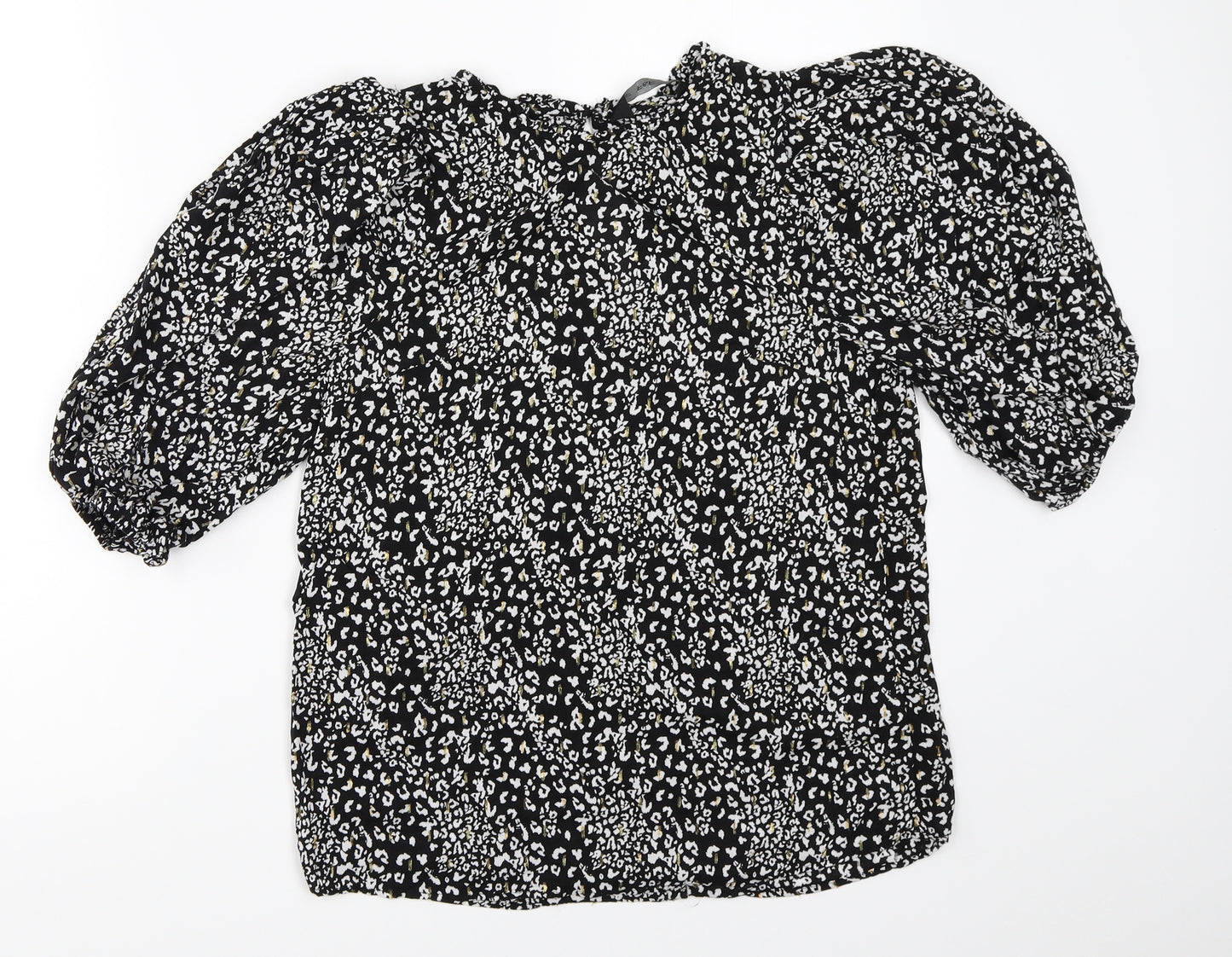 F&F Womens Black   Basic Blouse Size 8