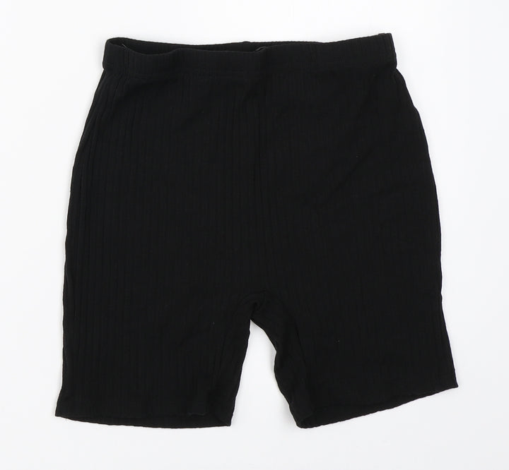 SheIn Womens Black Compression Shorts Size S