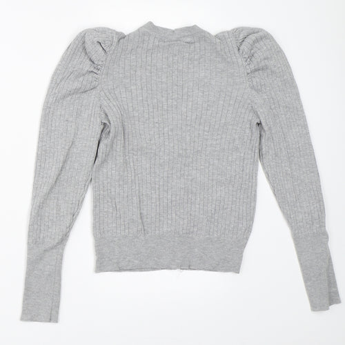 H&M Womens Grey   Pullover Jumper Size M