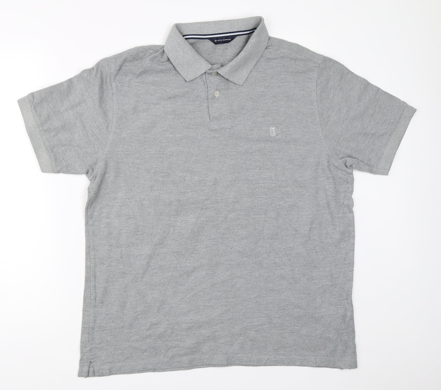 Blue Harbour Mens Grey    Polo Size L