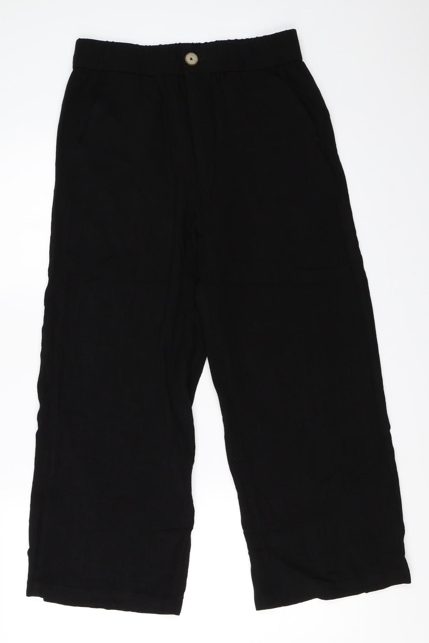 Stradivarius Womens Black   Trousers  Size L L24 in
