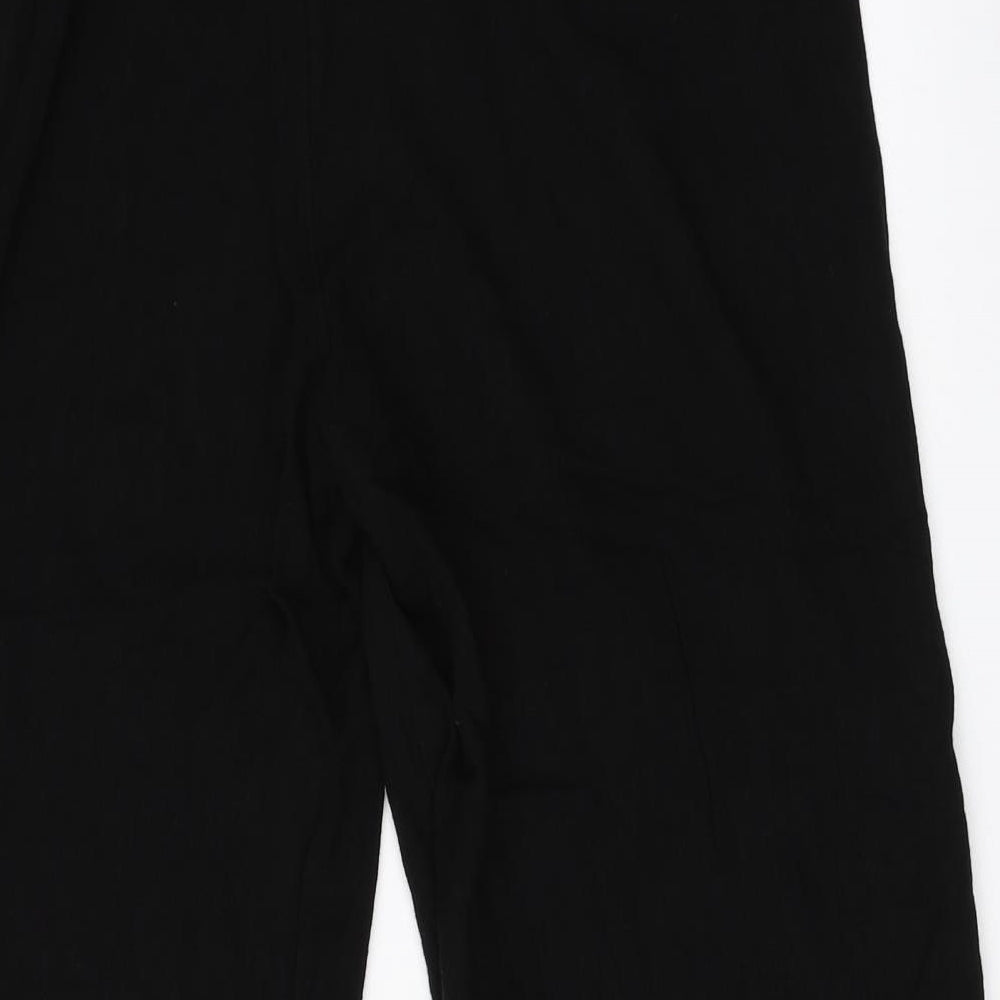 Stradivarius Womens Black   Trousers  Size L L24 in
