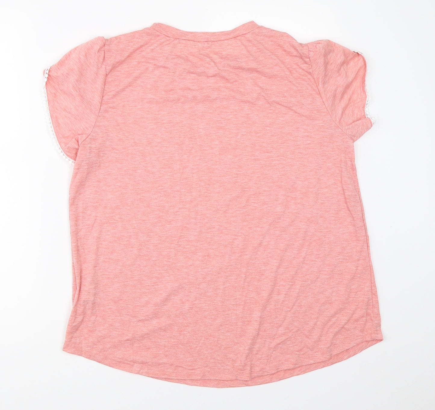 SheIn Womens Pink   Basic T-Shirt Size L