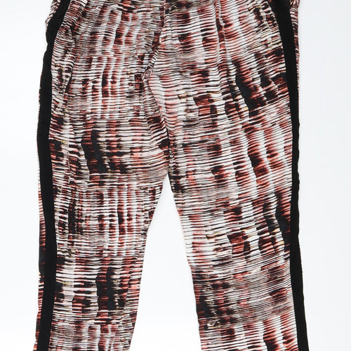 TU Womens Red   Capri Trousers Size 12 L28 in