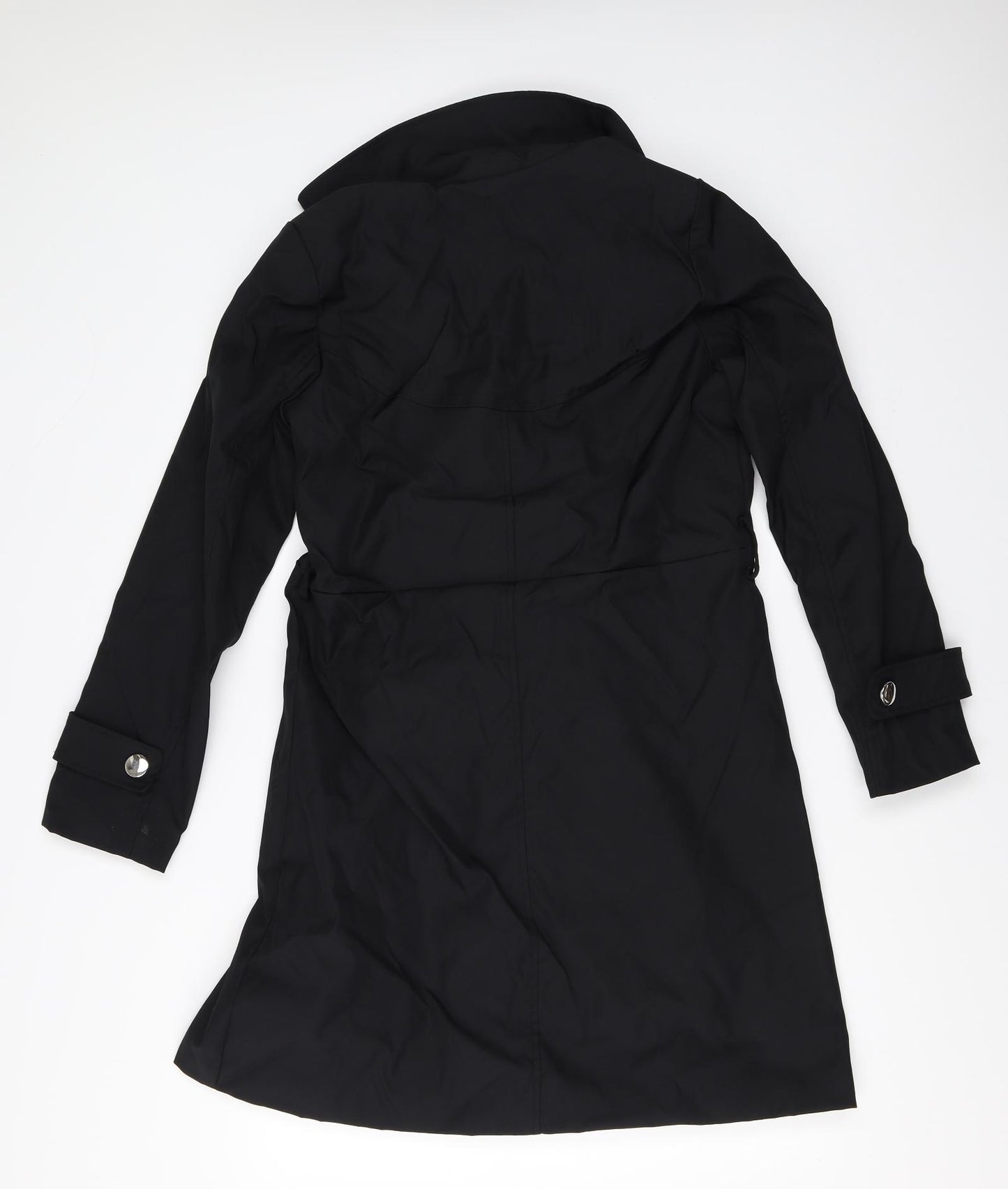 Dorothy Perkins Womens Black   Overcoat Coat Size 12
