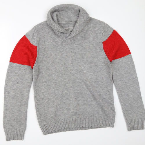 New Look Mens Grey   Pullover Jumper Size M