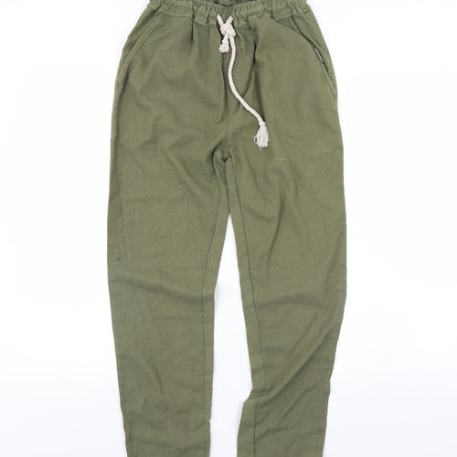 Preworn Womens Green   Trousers  Size L L28 in
