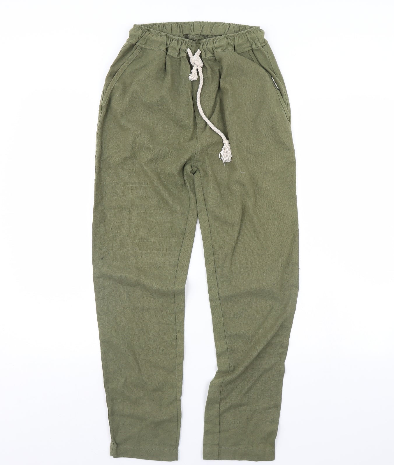 Preworn Womens Green   Trousers  Size L L28 in