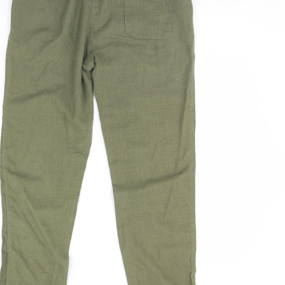 Preworn Womens Green   Trousers  Size L L28 in