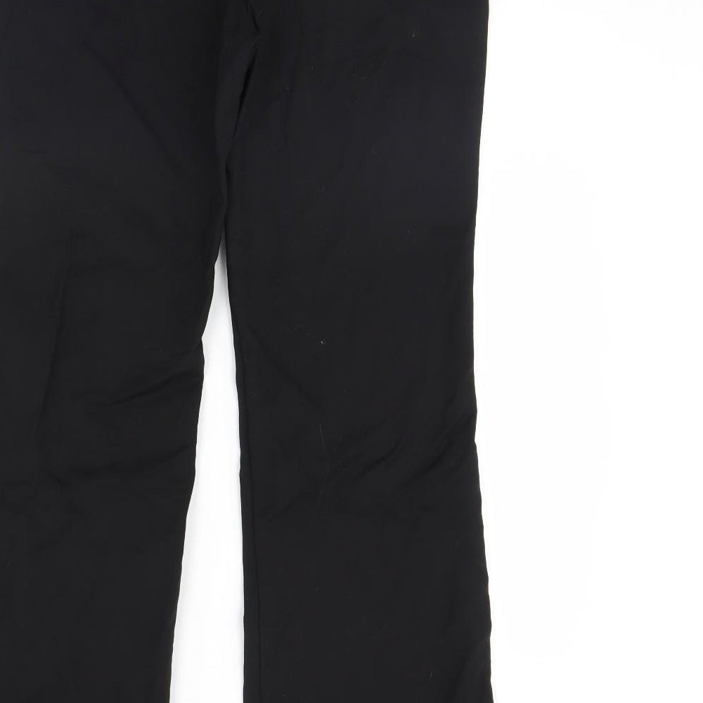 Laura Clement Womens Black   Dress Pants Trousers Size 12 L30 in