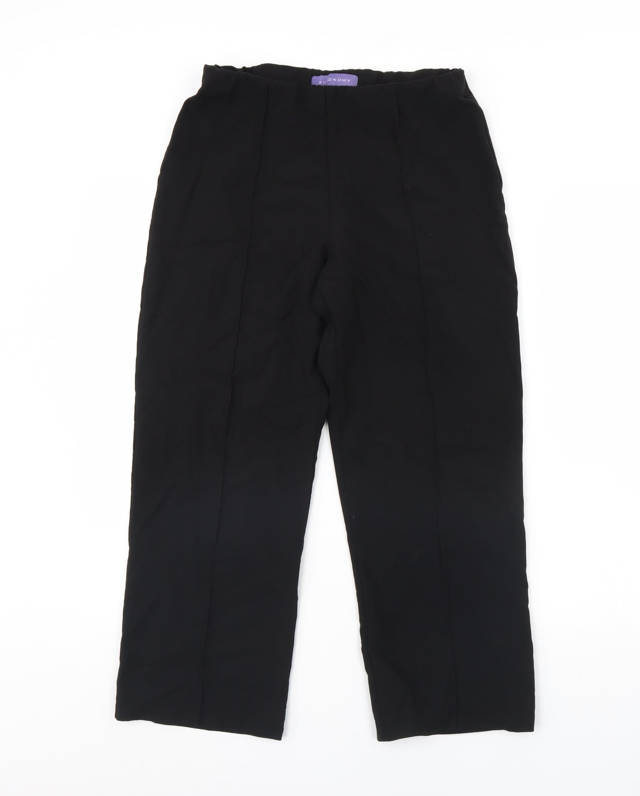 Autonomy Womens Black   Dress Pants Trousers Size 10 L24 in