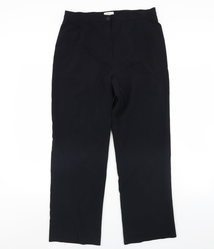 cc Womens Blue   Trousers  Size 14 L28 in