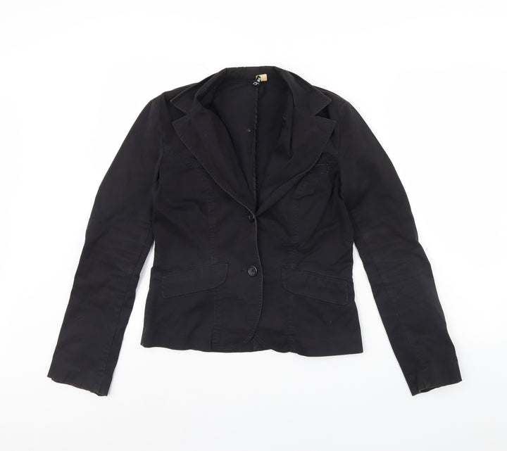 Divided Womens Black Jacket Size 10