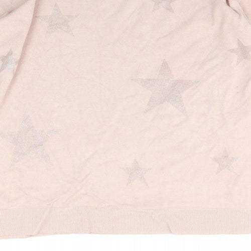 Red Herring Womens Pink   Pullover Jumper Size 8  - Star