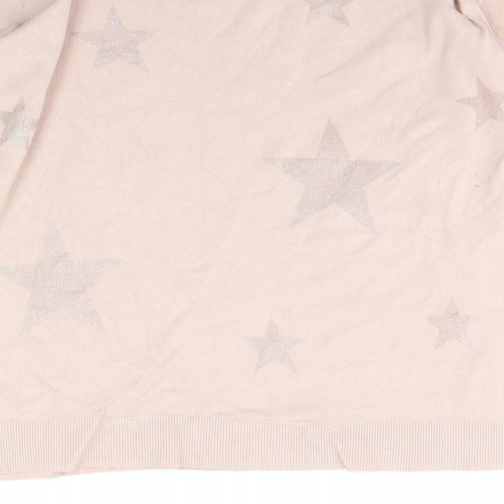 Red Herring Womens Pink   Pullover Jumper Size 8  - Star