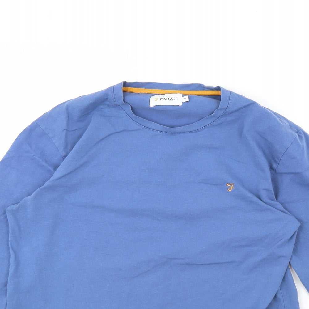Farah Mens Blue    T-Shirt Size M