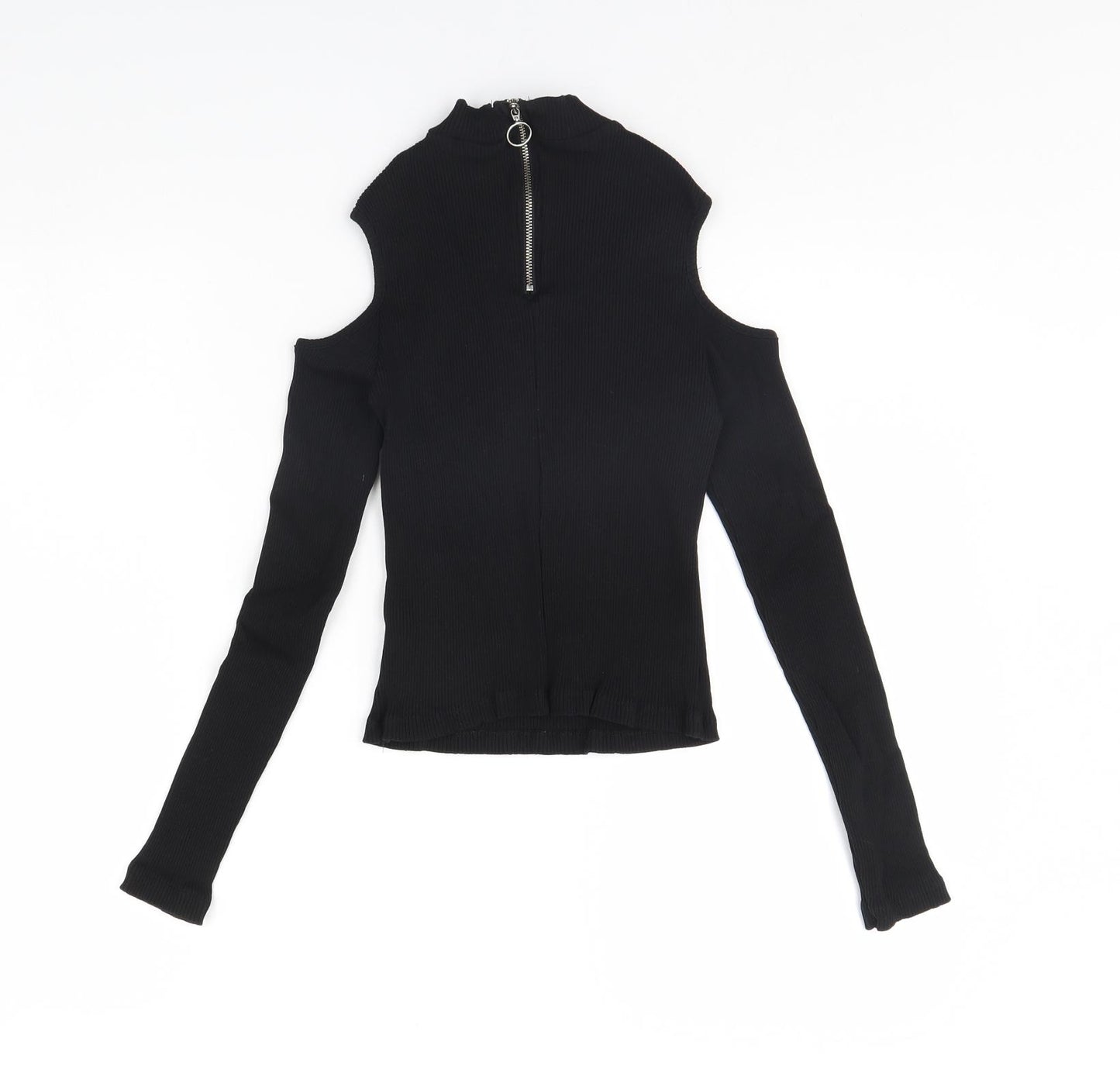 Divided Womens Black   Pullover Jumper Size S