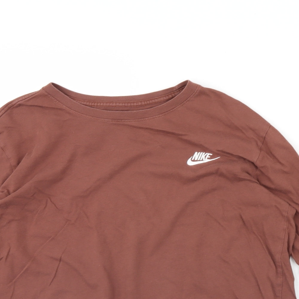 Nike Mens Brown    T-Shirt Size M