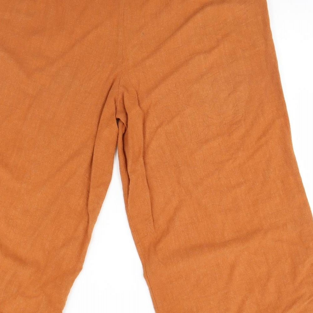 New Look Womens Brown   Trousers  Size 16 L28 in