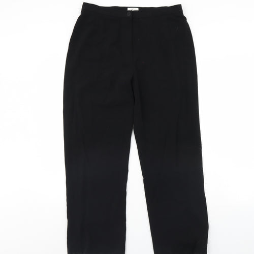 CC Womens Black   Trousers  Size 14 L28 in