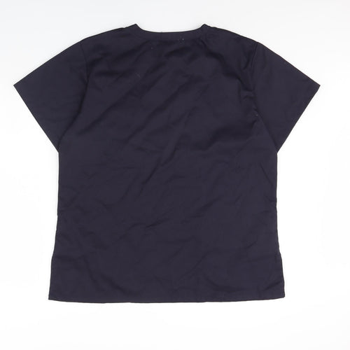 Alexander Womens Blue   Basic T-Shirt Size L  - Workwear