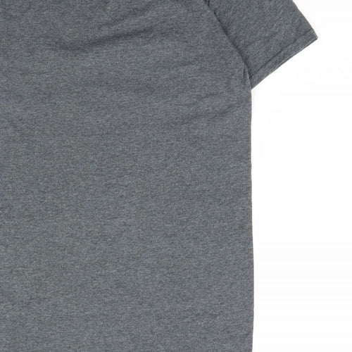Gildan Womens Grey   Basic T-Shirt Size S