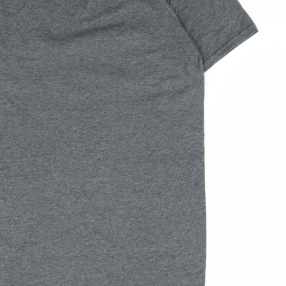 Gildan Womens Grey   Basic T-Shirt Size S