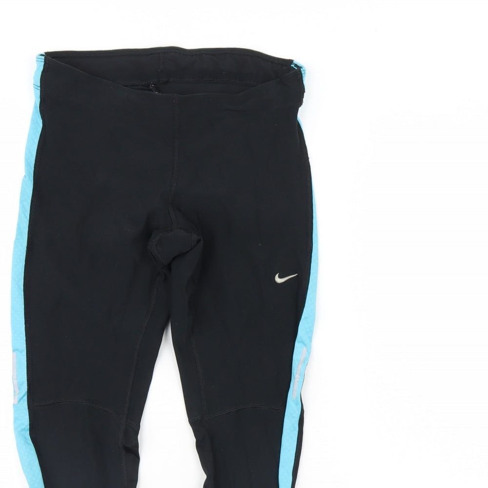Nike Womens Black   Compression Leggings Size M L24 in