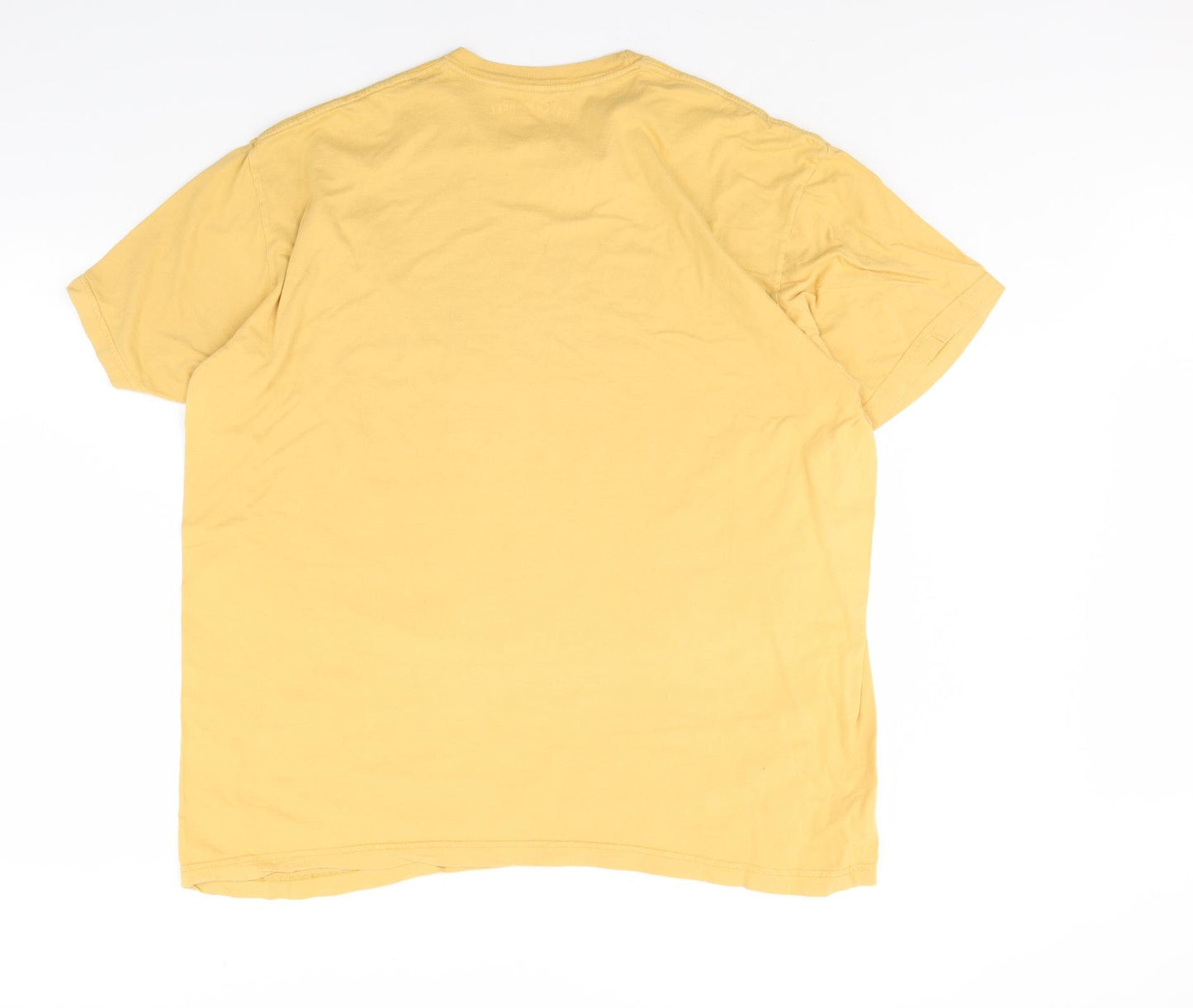 Green label  Mens Yellow    T-Shirt Size XL