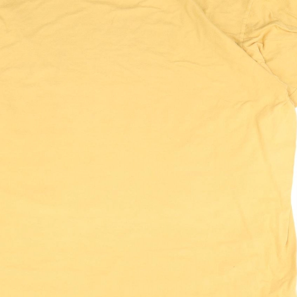 Green label  Mens Yellow    T-Shirt Size XL