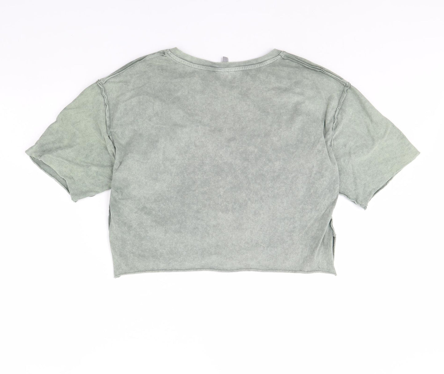 ASOS Womens Green   Cropped T-Shirt Size 10