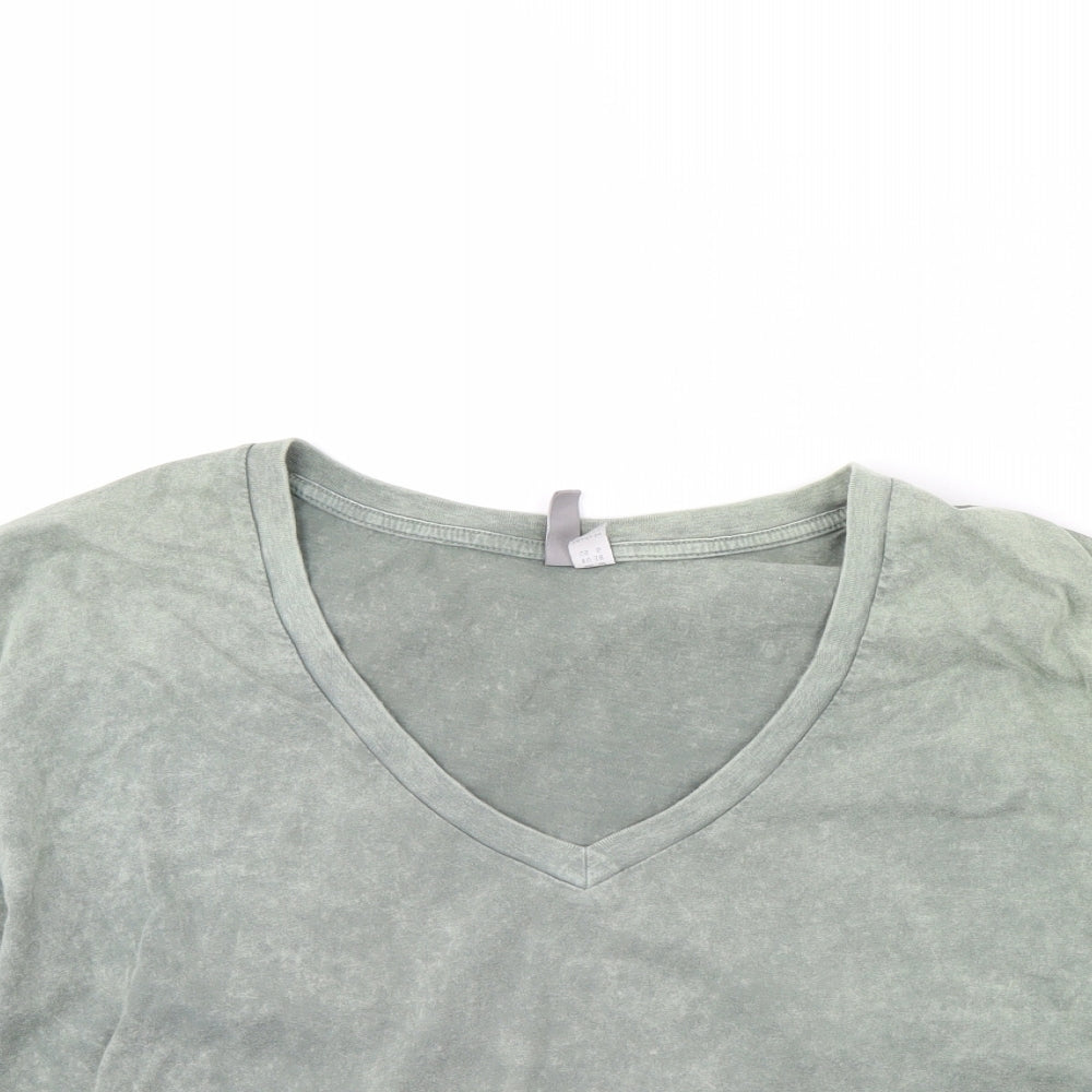 ASOS Womens Green   Cropped T-Shirt Size 10