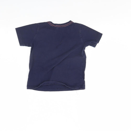 Joules Boys Blue   Basic T-Shirt Size 4 Years  - sea life