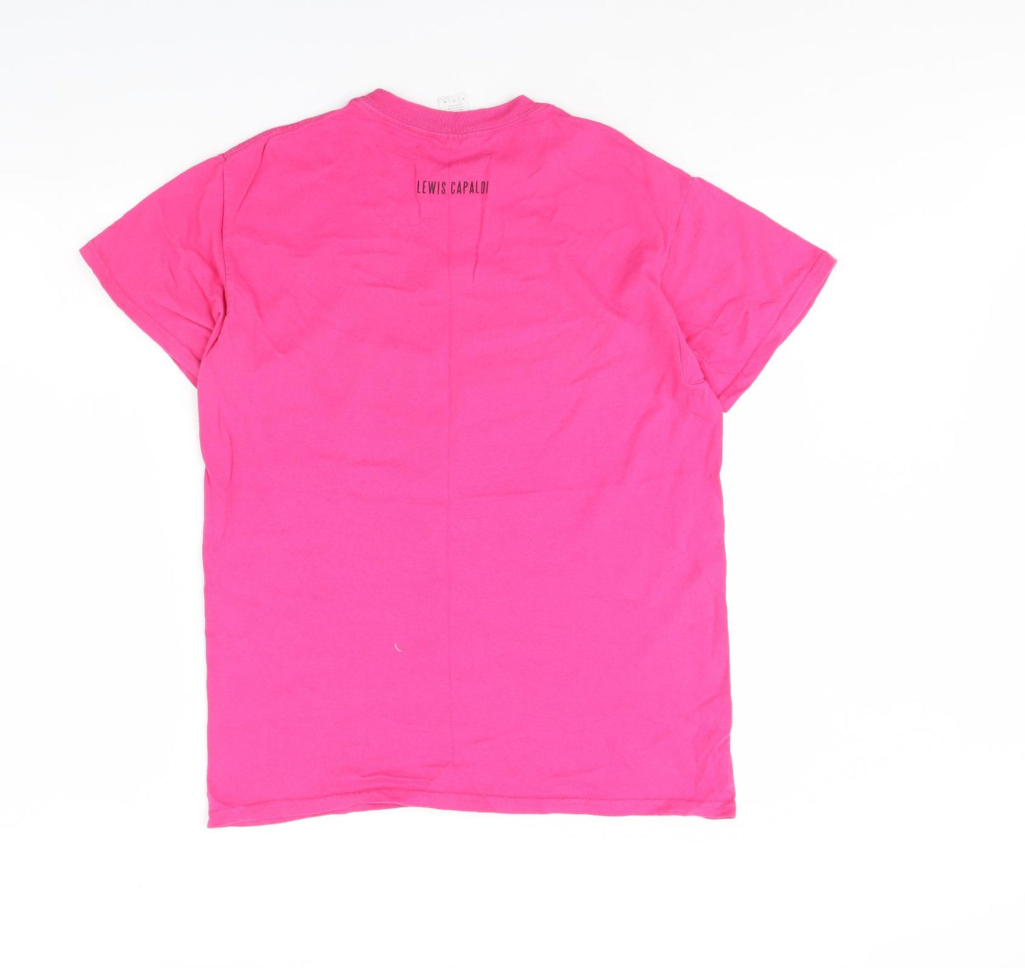 Gildan Womens Pink   Basic T-Shirt Size M  - Lewis capaldi