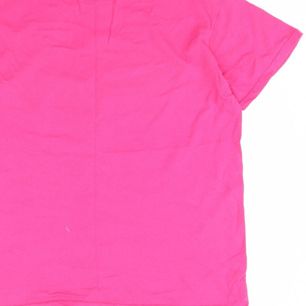 Gildan Womens Pink   Basic T-Shirt Size M  - Lewis capaldi