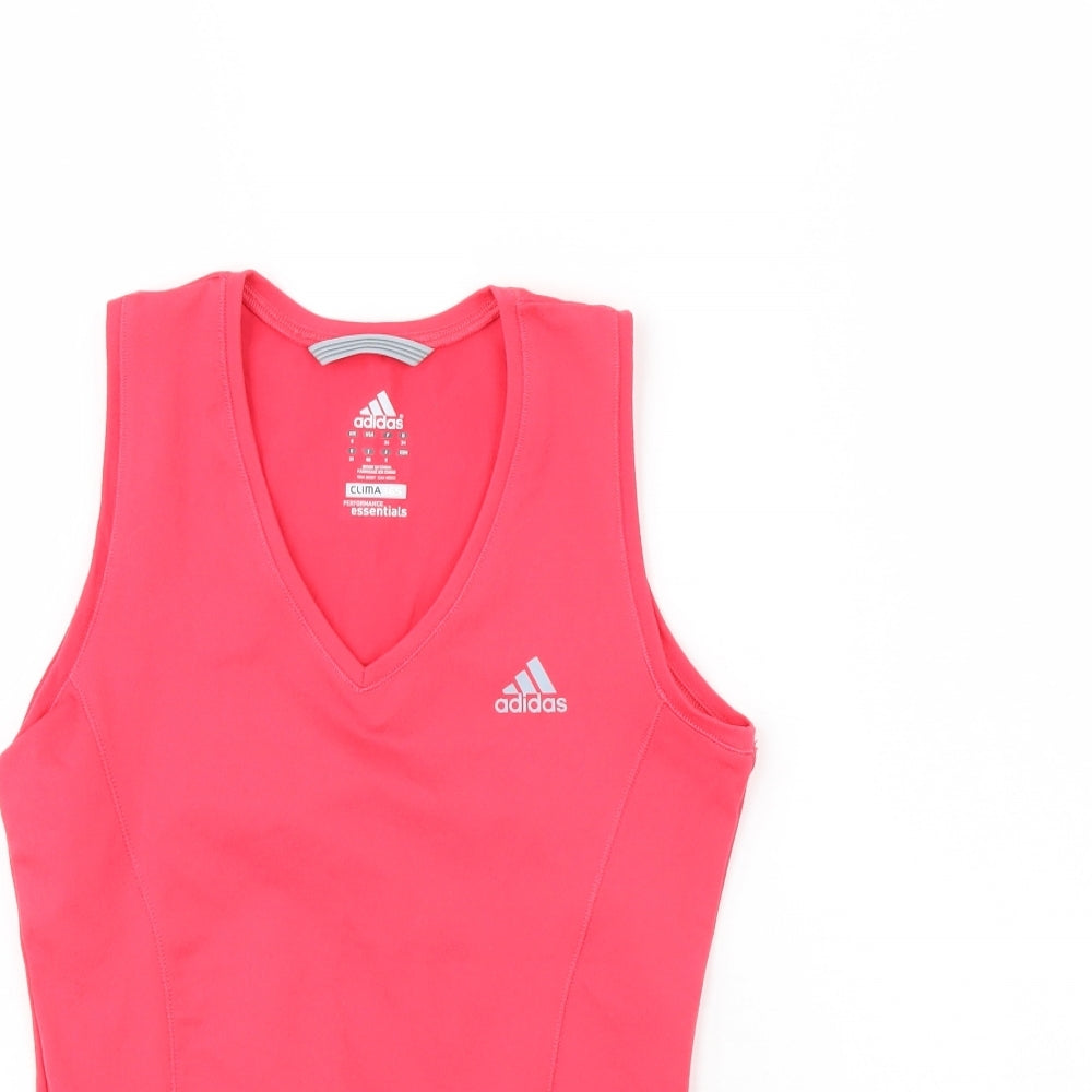 adidas Womens Pink   Basic Tank Size 8