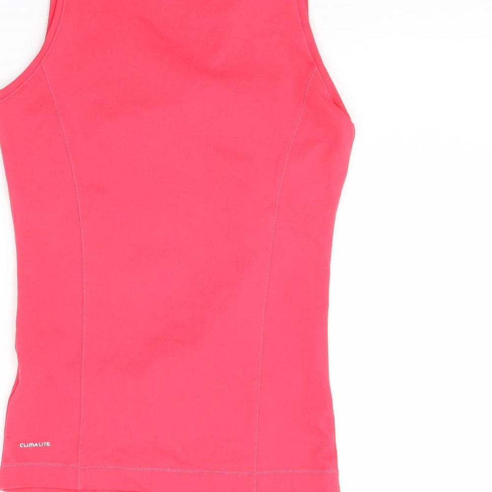 adidas Womens Pink   Basic Tank Size 8