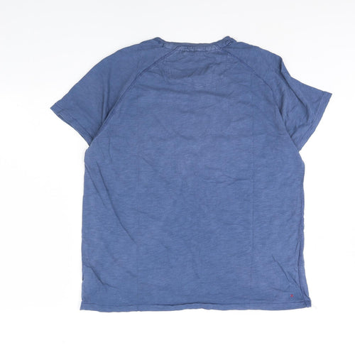 Fat Face Mens Blue    T-Shirt Size L