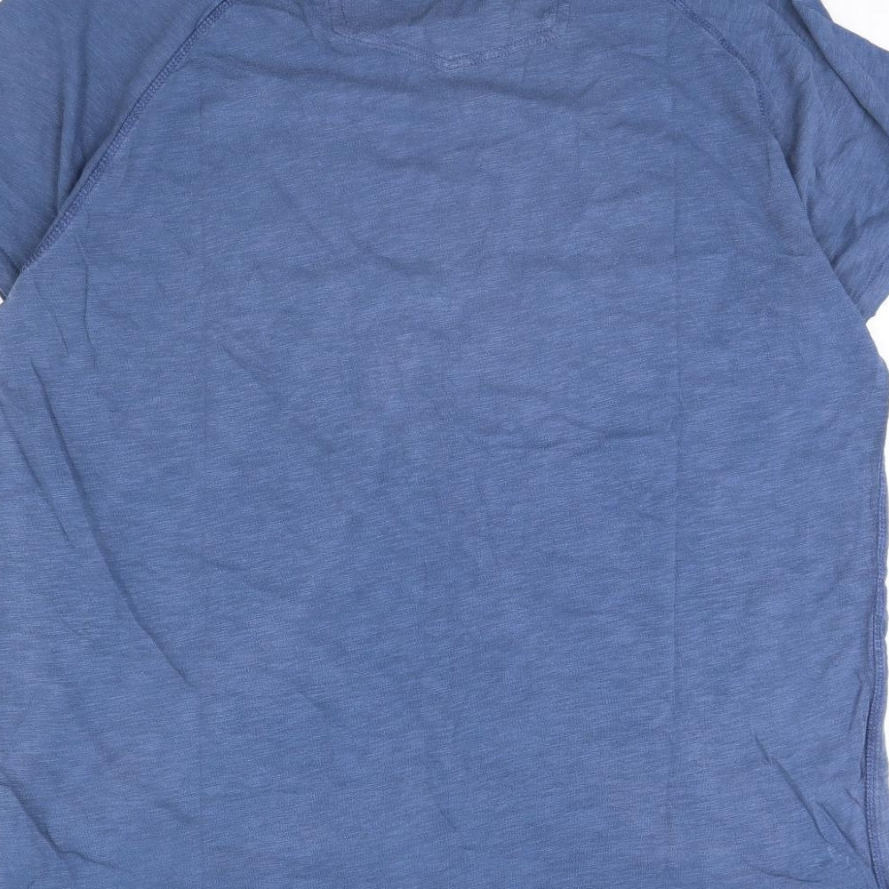 Fat Face Mens Blue    T-Shirt Size L