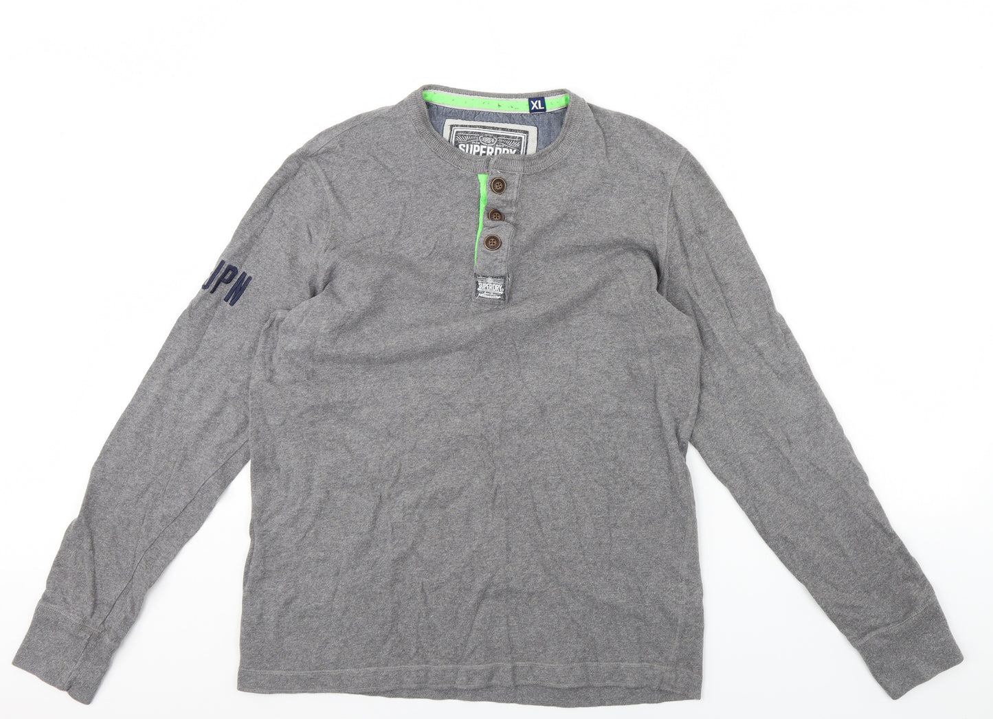 Superdry Mens Grey   Pullover Jumper Size XL