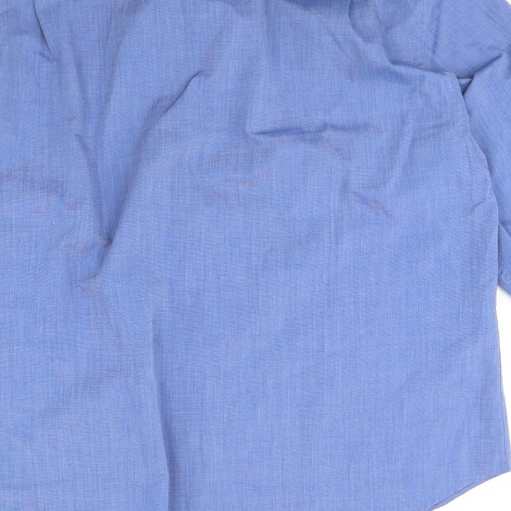 George Mens Blue    Dress Shirt Size 16