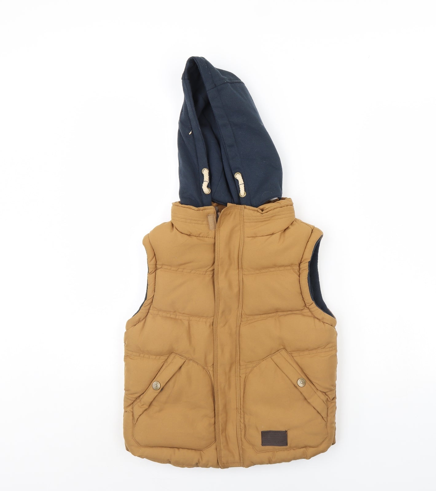 Rebel Boys Brown   Gilet Jacket Size 9 Years