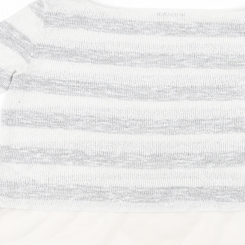Oasis Womens Grey   Pullover Sweatshirt Size S