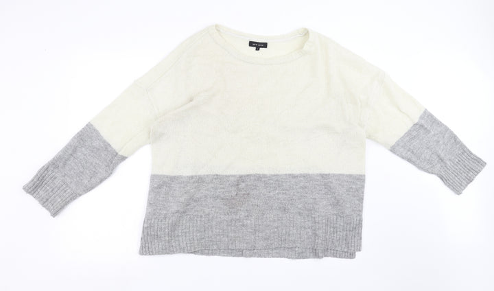 New Look Womens Grey   Pullover Sweatshirt Size L